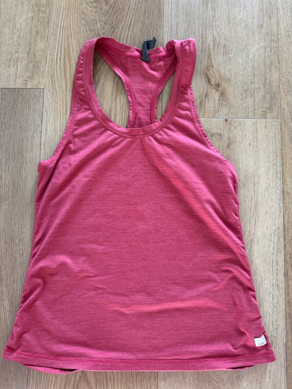 Vuori Lux Racerback Performance Tank Medium Red Color